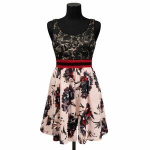 Anthropoogie Peter Som Floral Brushstroke Cotton Dress 0 Garden Coquette Art